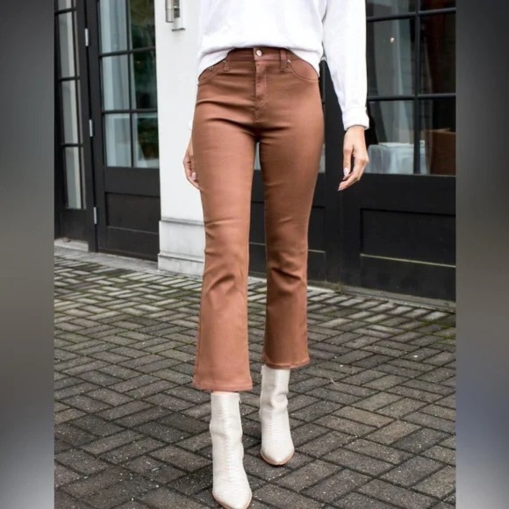 Pistola Tan Flare Jeans